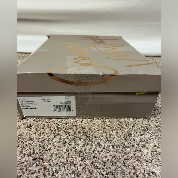 NEW CROWN VINTAGE JAUSSIE ESPADRILLE WEDGE SANDAL SIZE: 7.5 - Picture 6 of 12